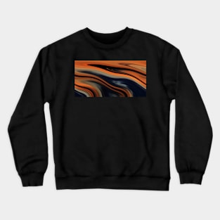 Orange and Blue Crewneck Sweatshirt